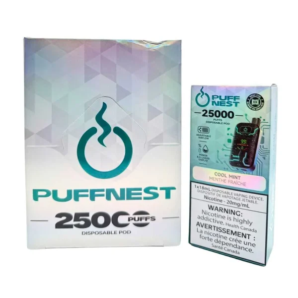 PUFF NEST Cool Mint Disposable Vape