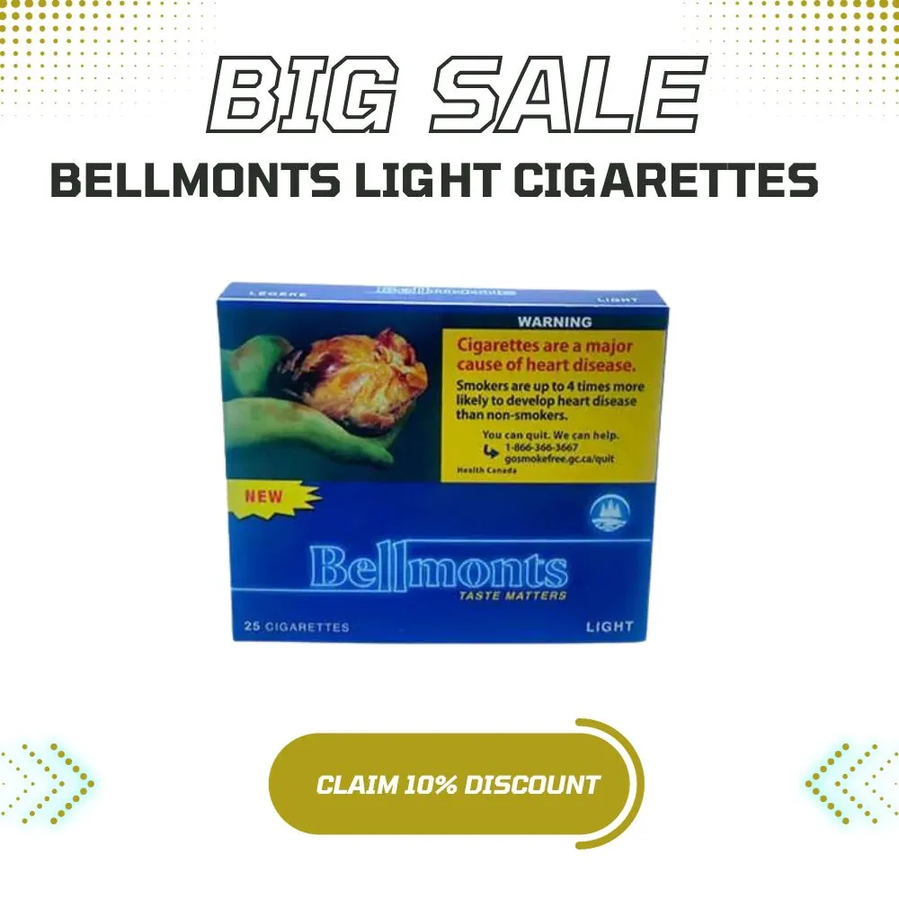 Belmont Light cigarettes in Canada