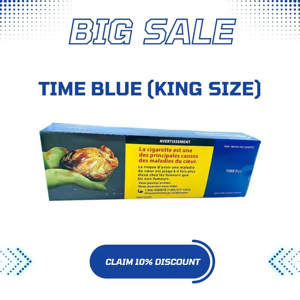 Time Blue Cigarettes King Size