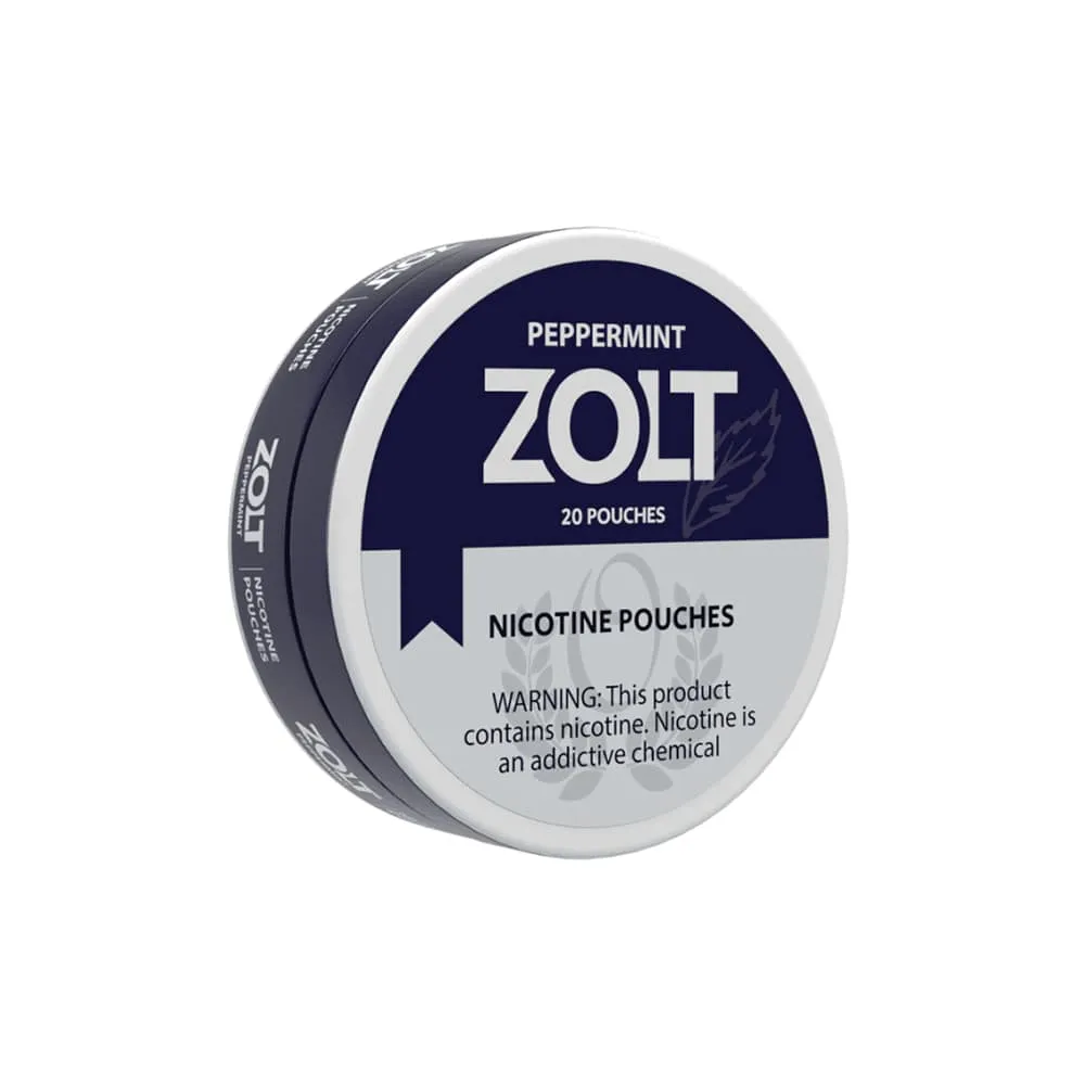 ZOLT Peppermint Nicotine Pouches
