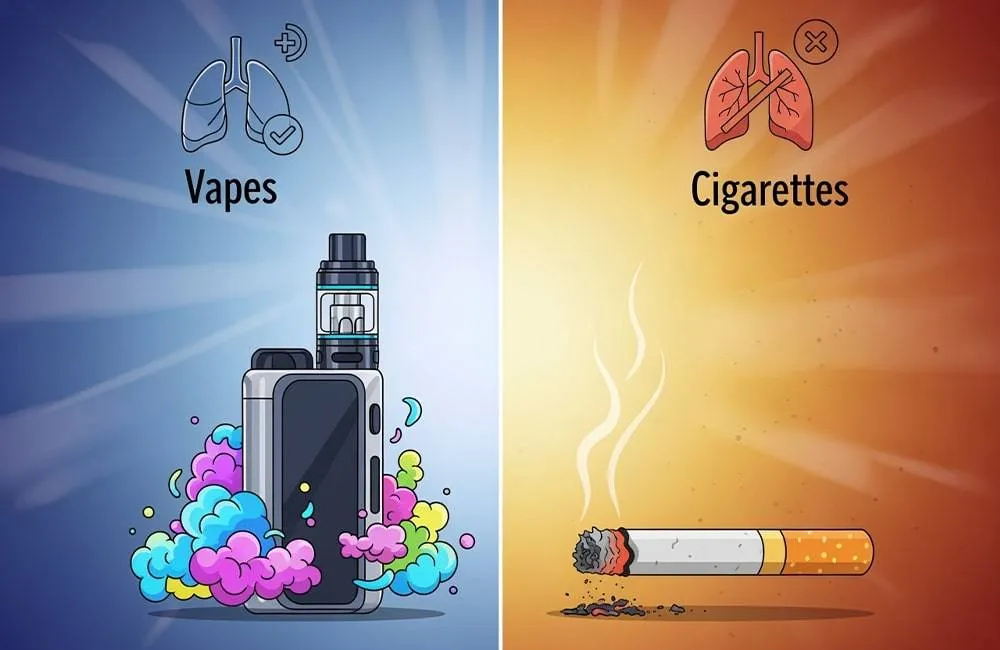 Vape vs Cigarette