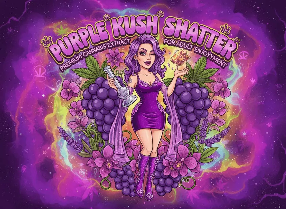 Purple-Kush-Shatter-min Purple Kush Shatter – Potent Indica Cannabis Extract | Green Serenity - Image 1